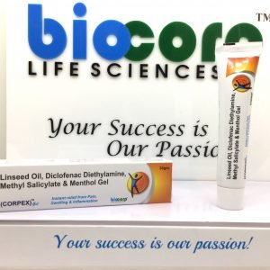 LINSEED OIL 3%W/W+Diclofenac sodium 1%w/w+methyl salicylate 10%w/w+Menthol 5%w/w+ Benzyl alcohol 1%w/w.