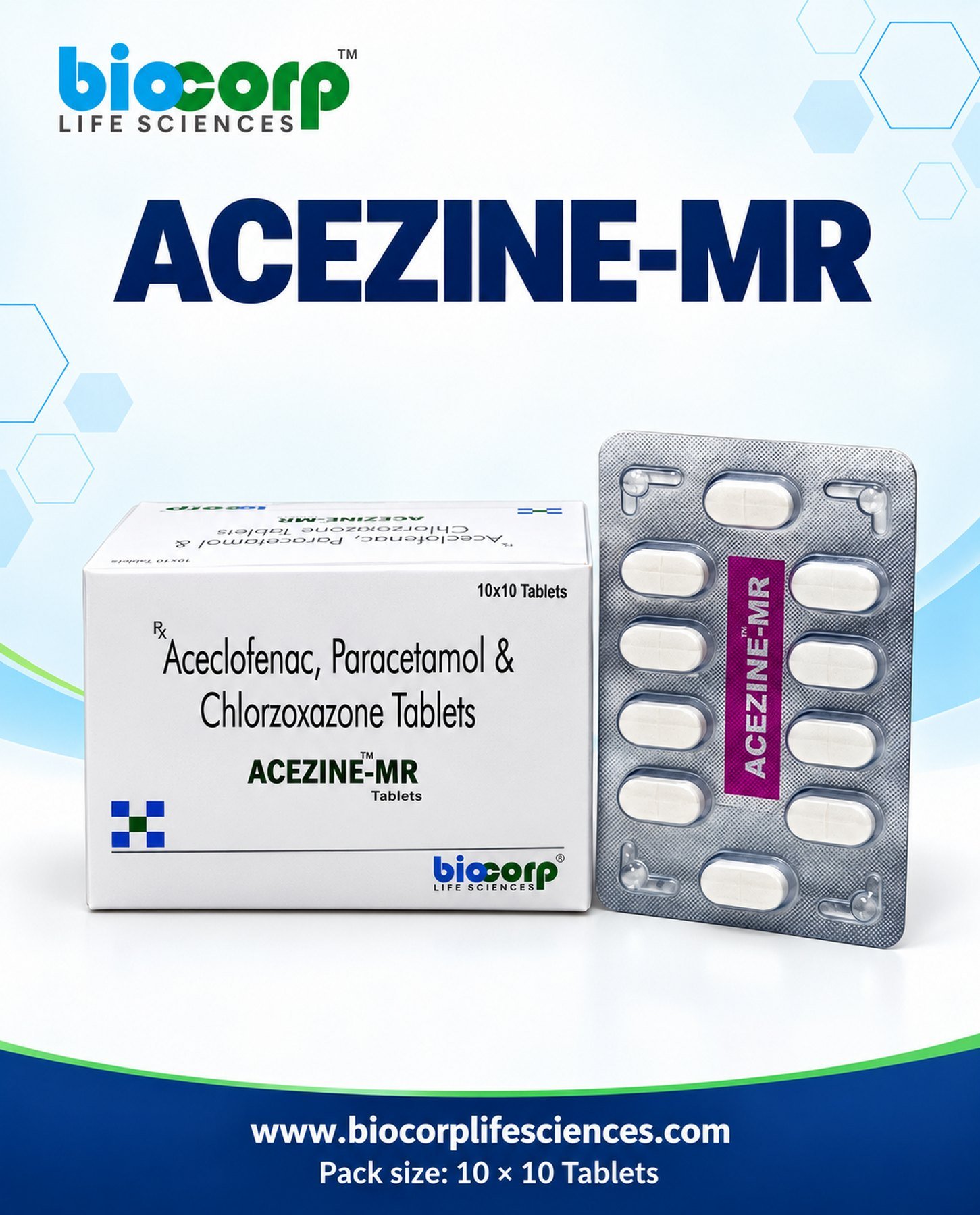 Acezine-MR Tab pack (10x10)