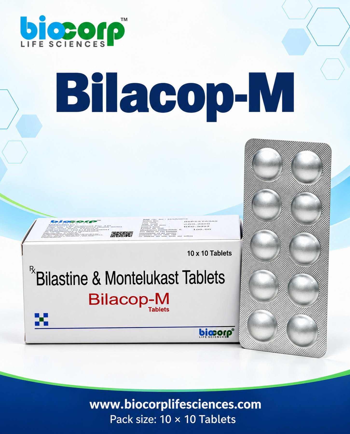 Bilacop-M Tab pack (10x10)