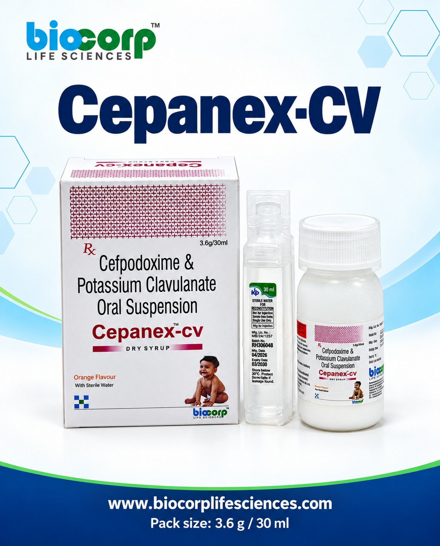 Cepanex-CV Dry Syrup pack (30ml)
