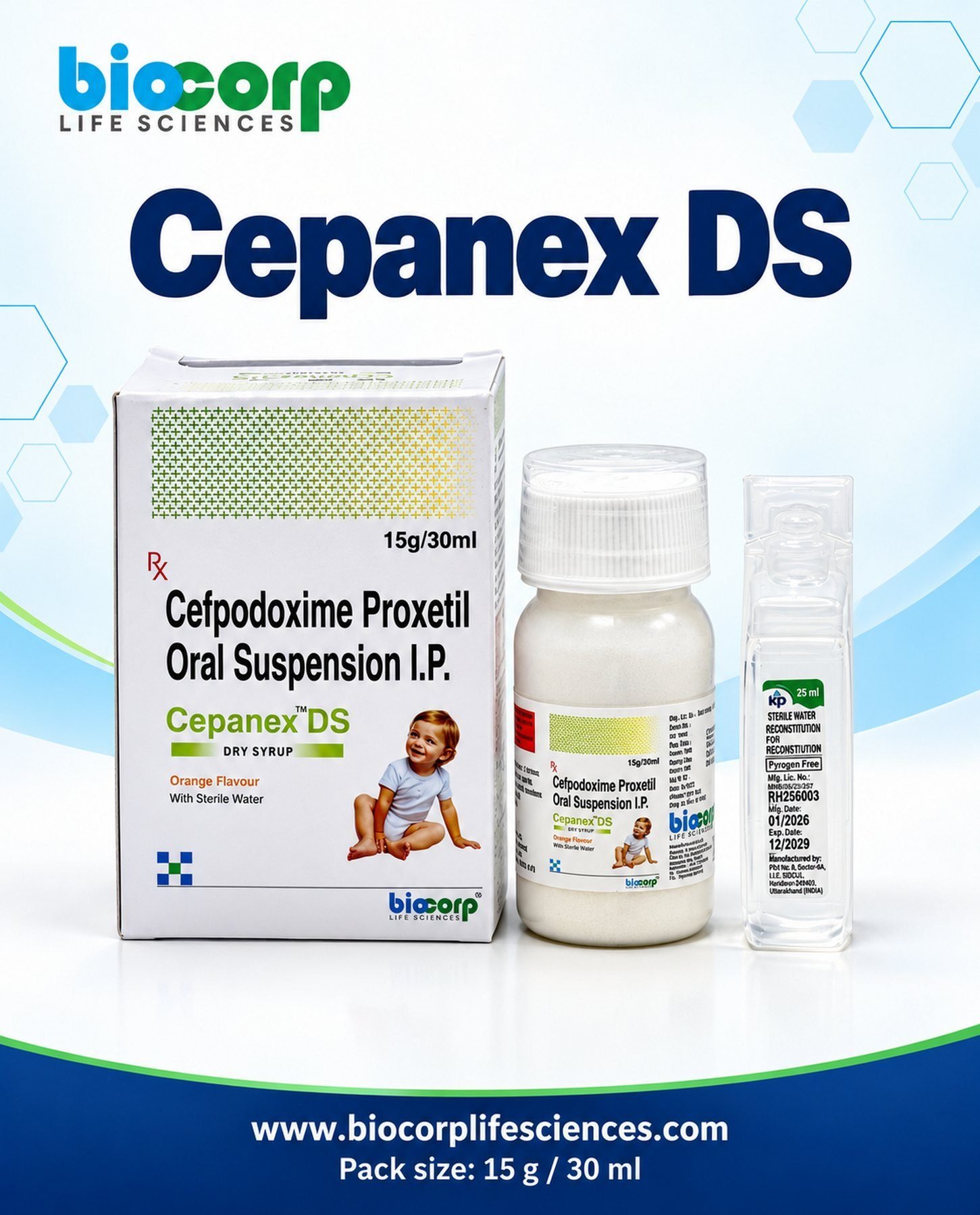 Cepanex-DS Dry Syrup pack (30ml)