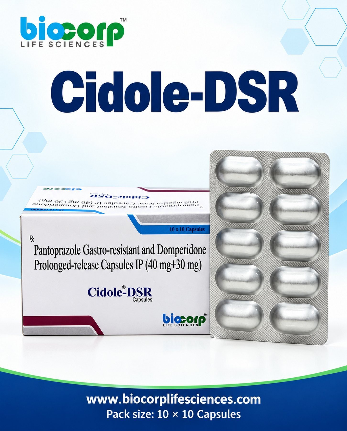 Cidole-DSR Caps pack (10x10)