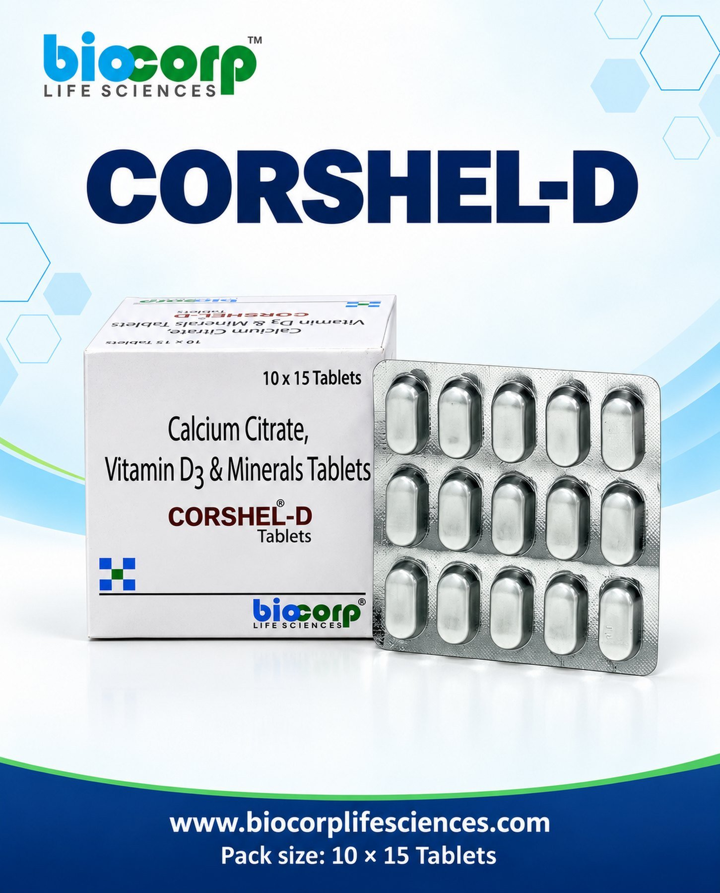 Corshel-D Tab pack (10x15)