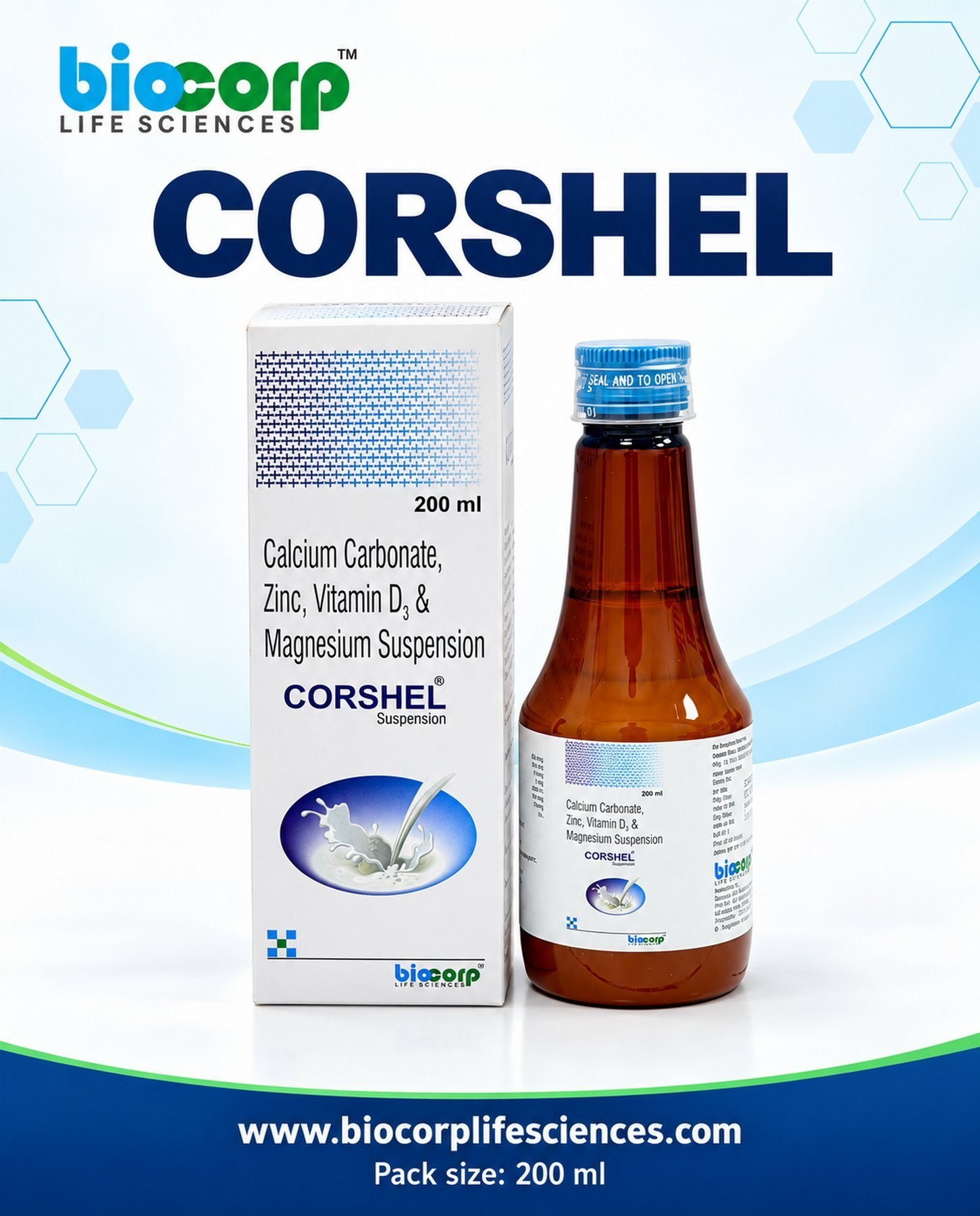 Corshel Susp pack (200ml)