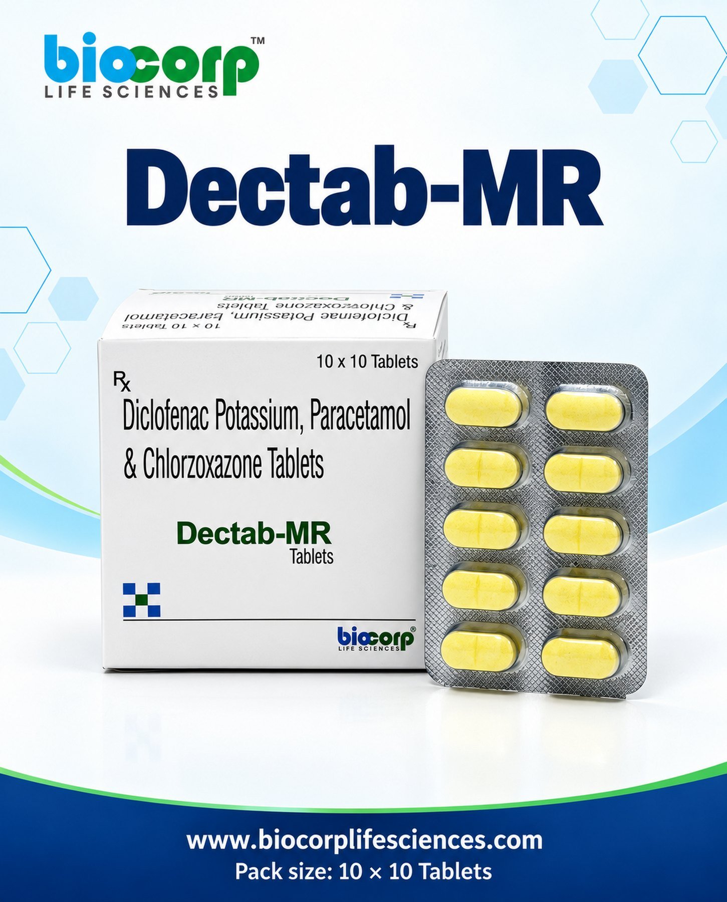 Dectab-MR Tab pack (10x10)