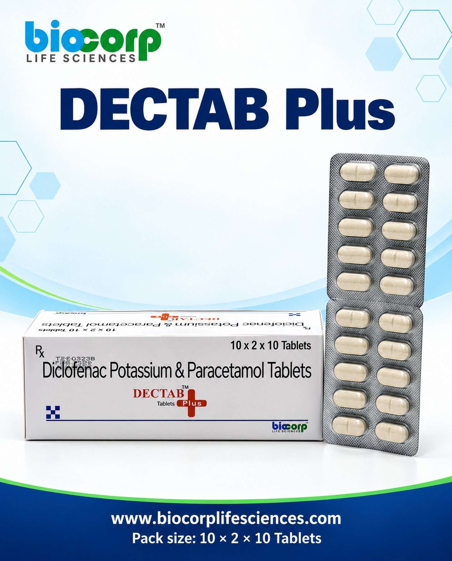 Dectab-Plus Tab pack (20x10)