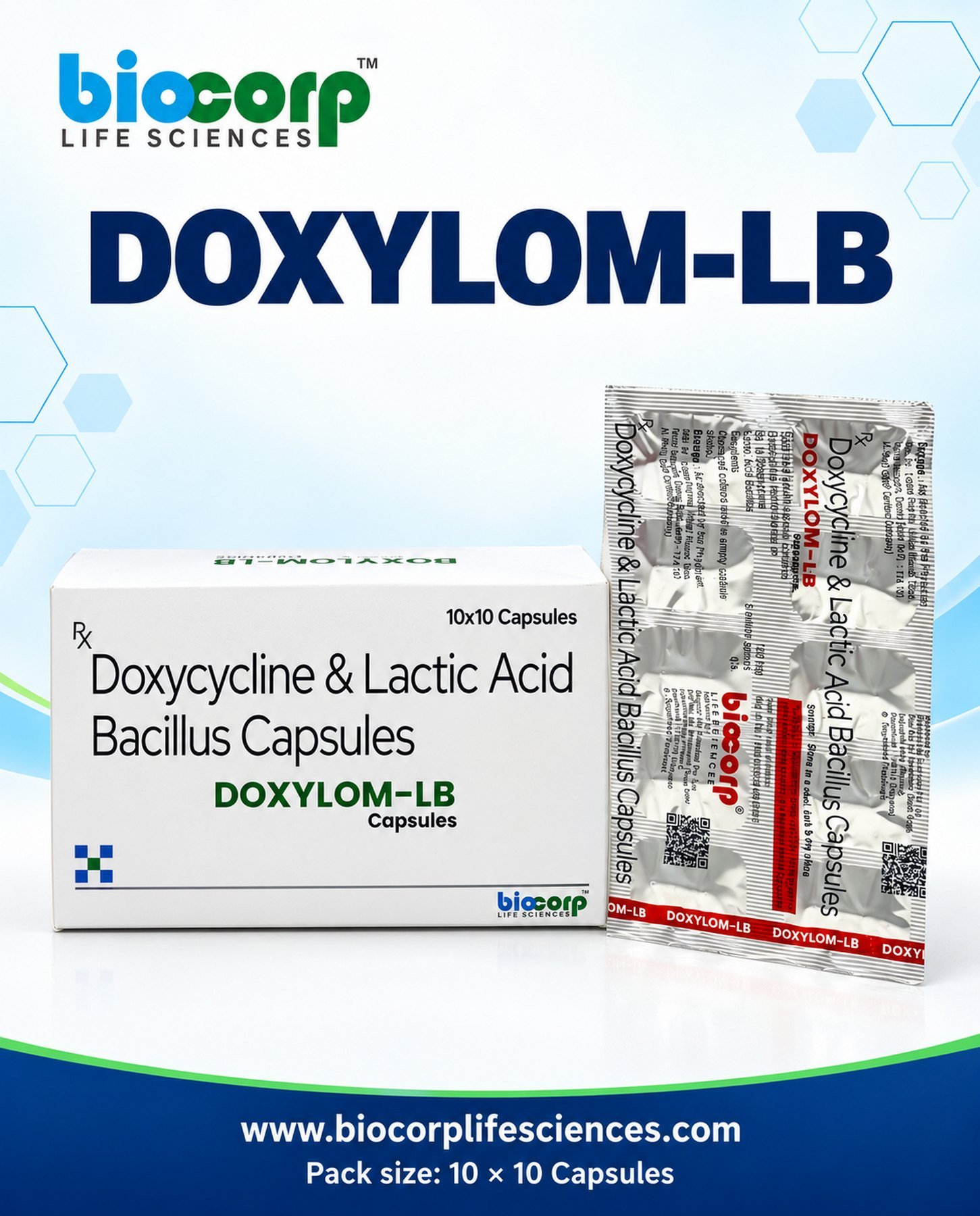 Doxylom-LB Caps pack (10x10)
