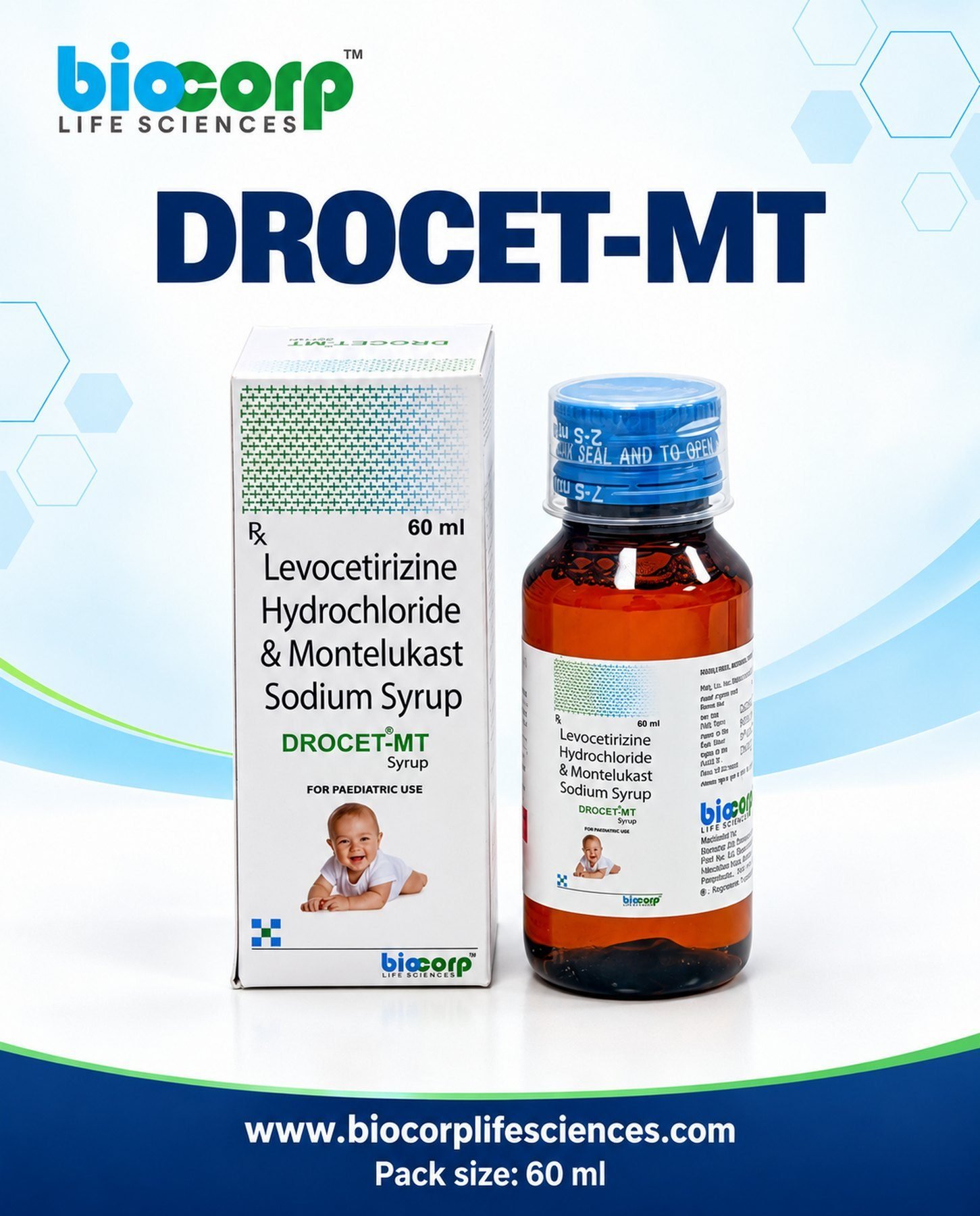Drocet-MT Syrup pack (60ml)