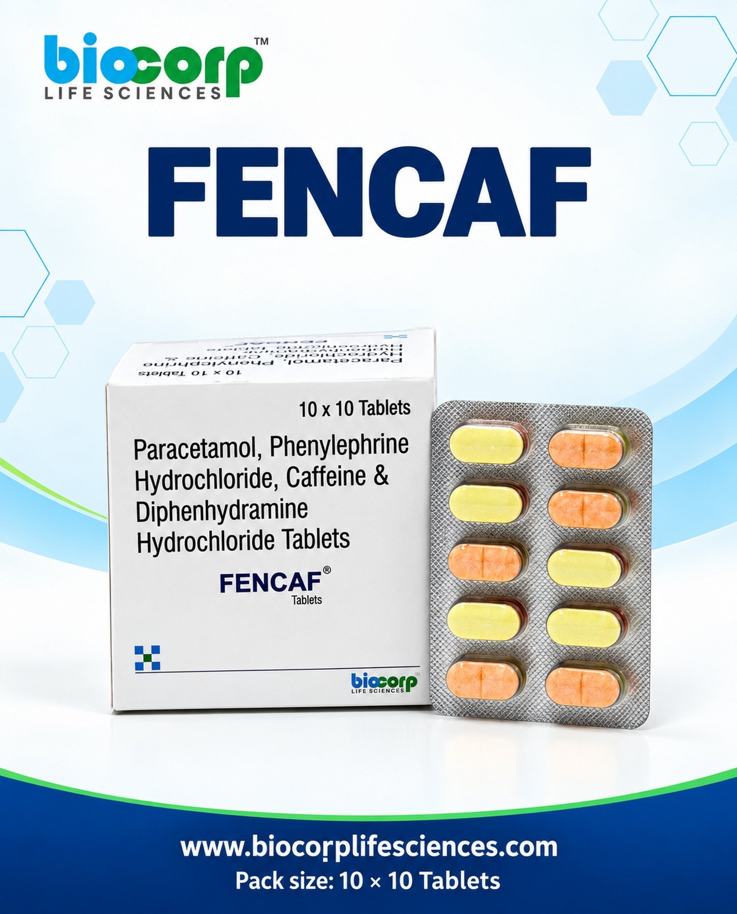 Fencaf Tab pack (10x10)