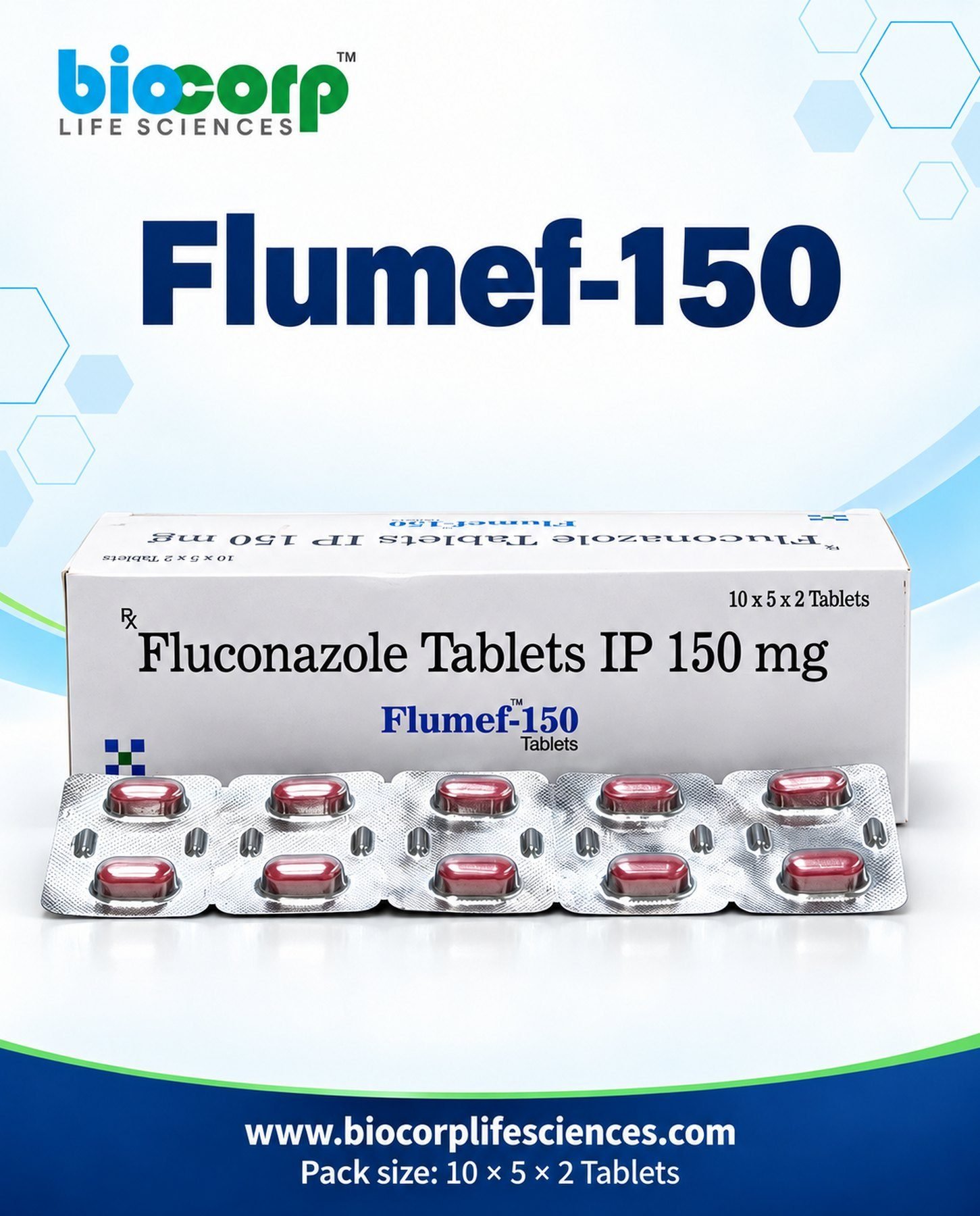 Flumef-150 Tab pack (10x5x2)