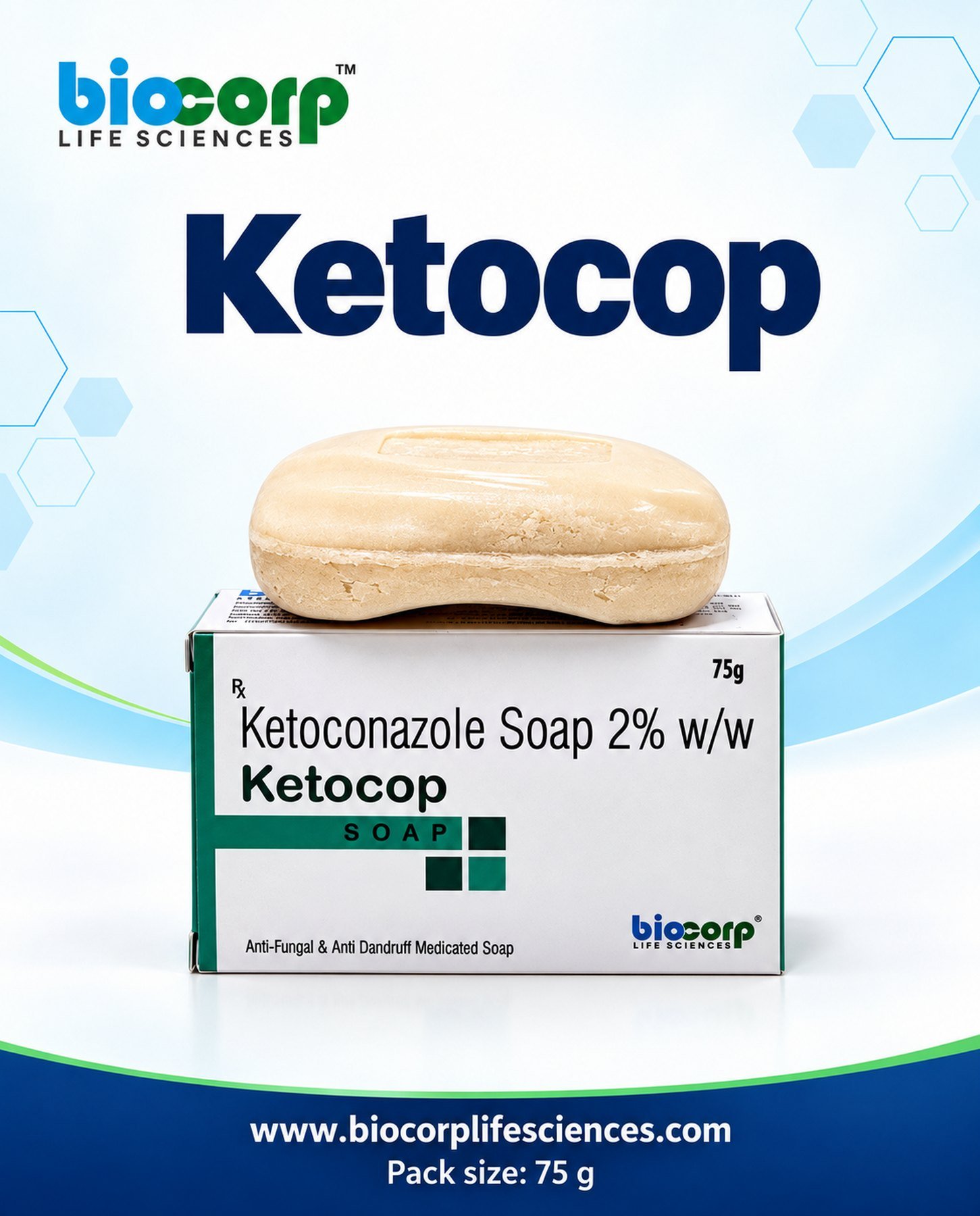 Ketocop Soap pack (75gm)