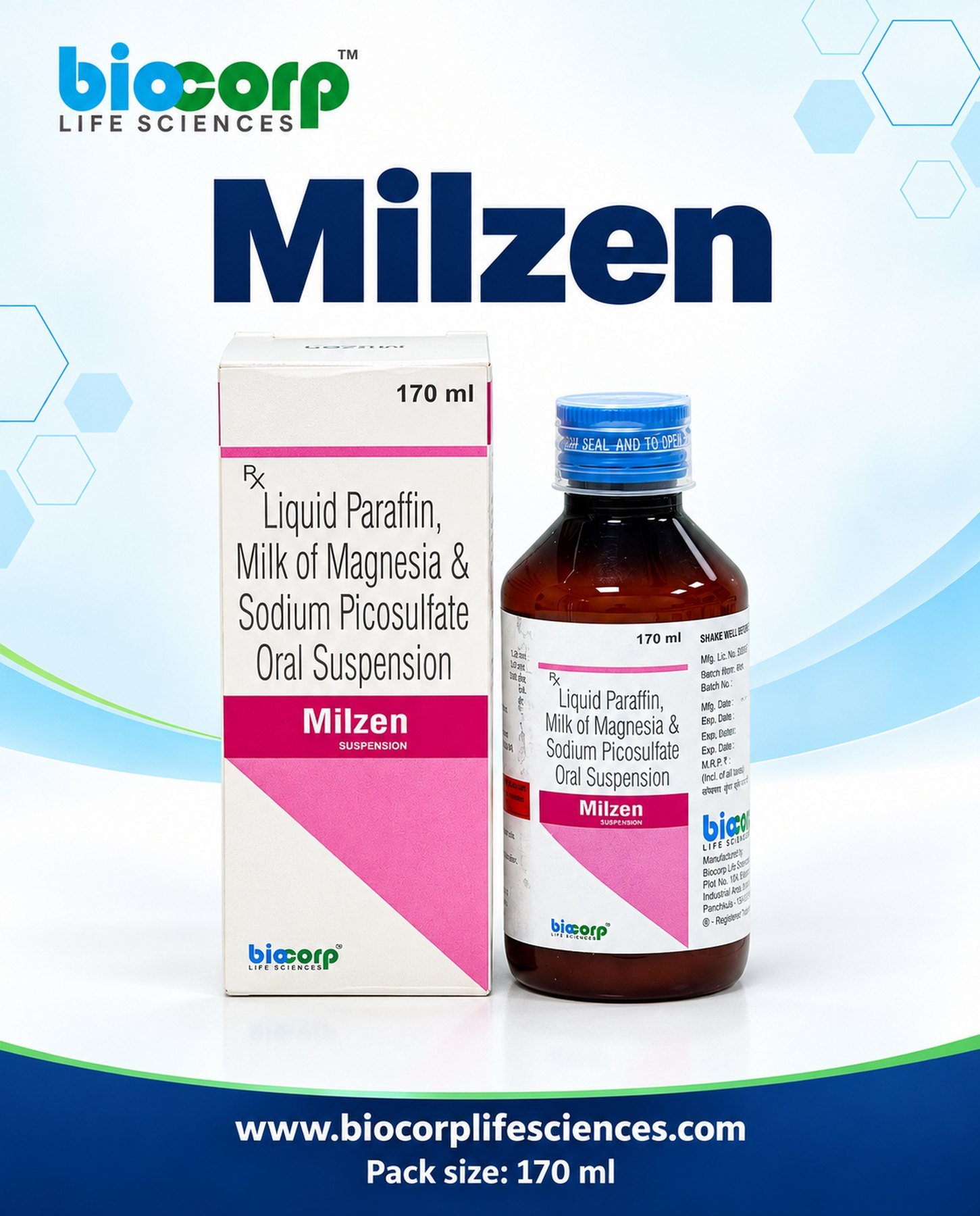 Milzen Susp pack (170ml)