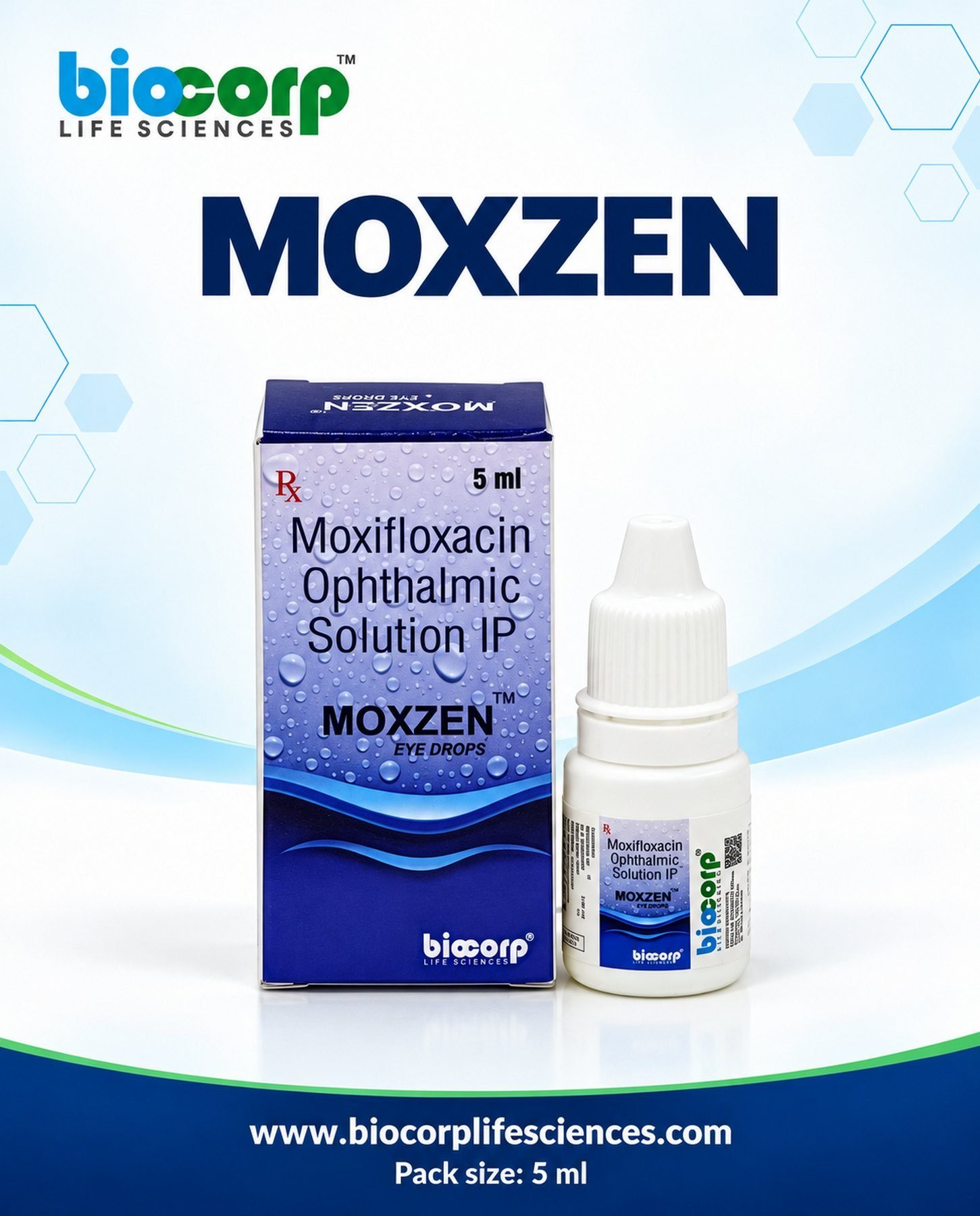 Moxzen Eye Drops pack (5ml)