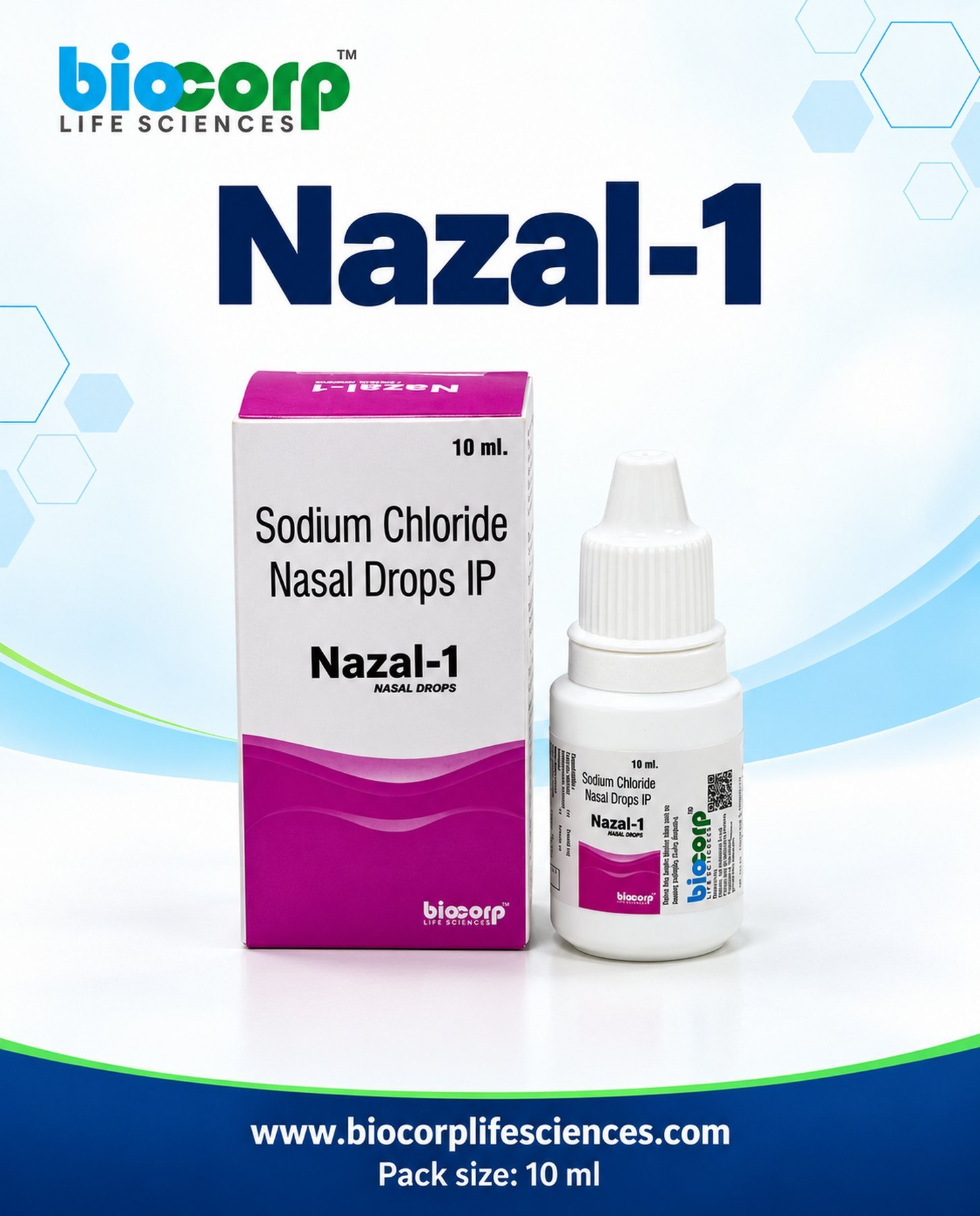 Nazal-1 Nasal Drops pack (10ml)