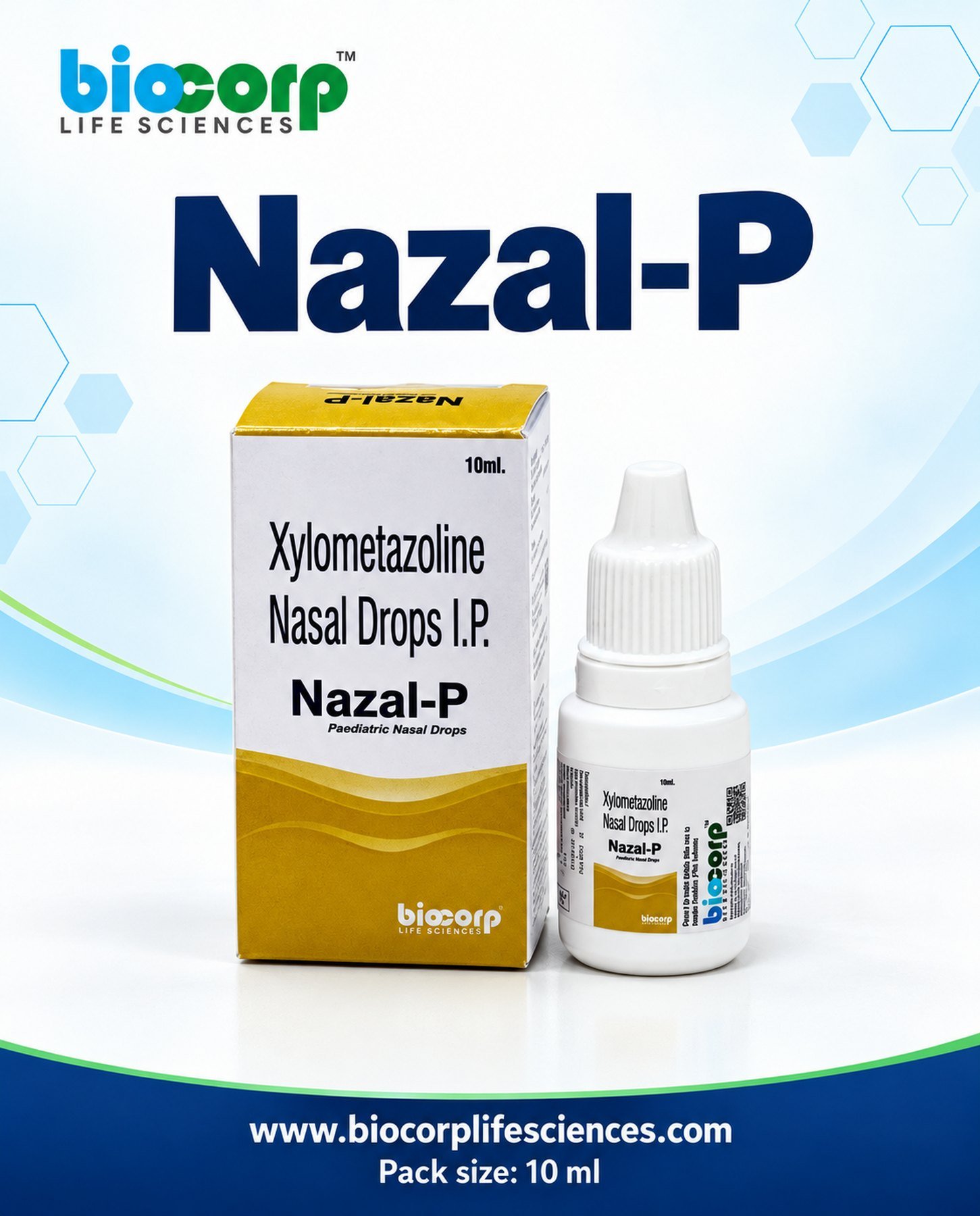 Nazal-P Nasal Drops pack (10ml)