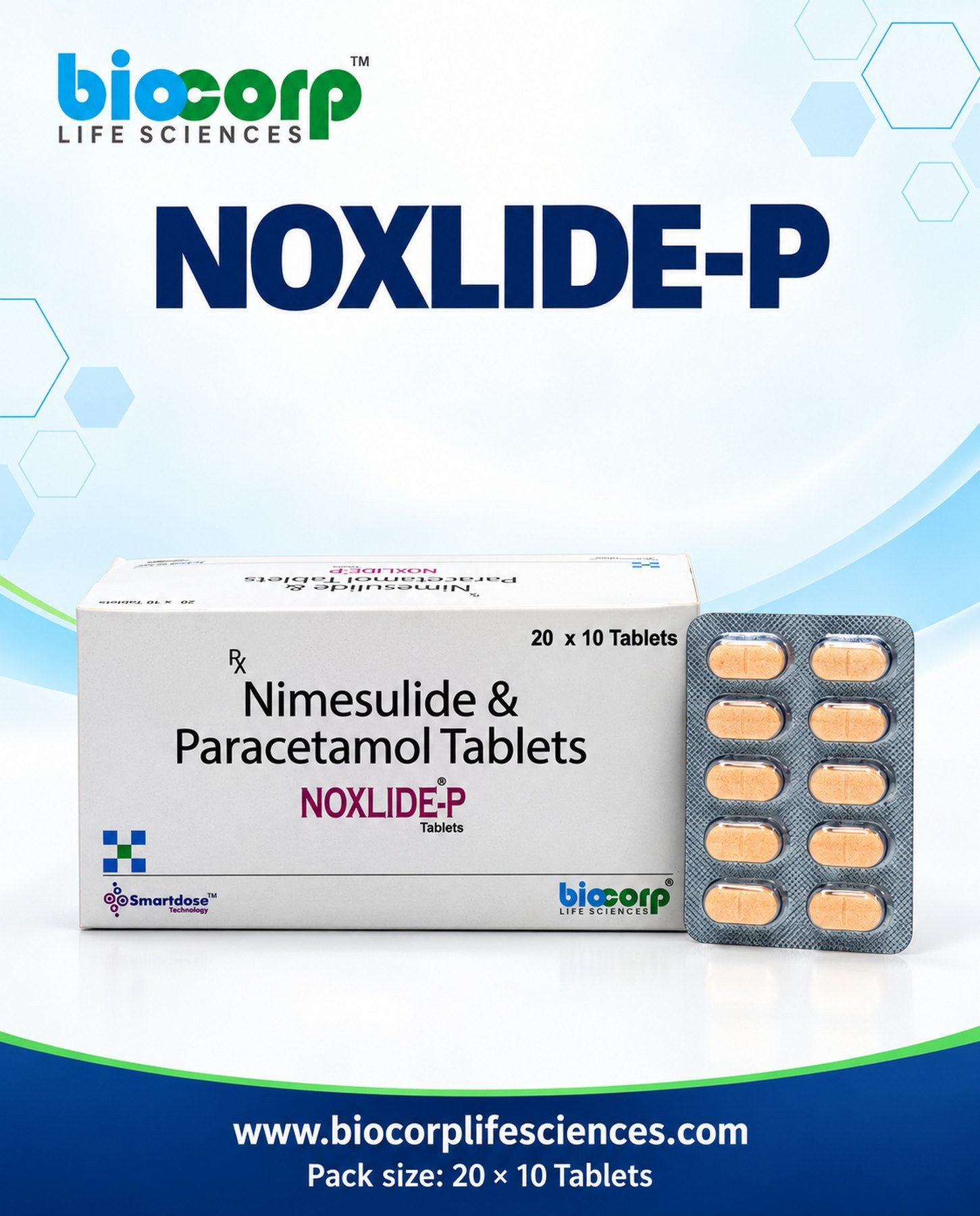Noxlide-P Tab pack (20x10)