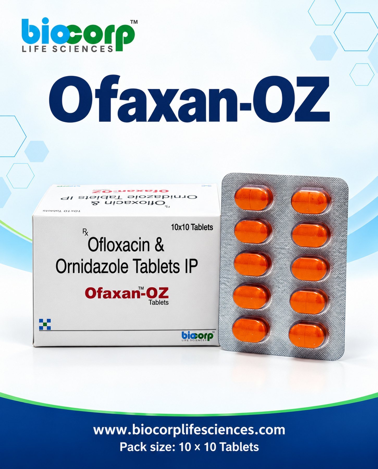 Ofaxan-OZ Tab pack (10x10)