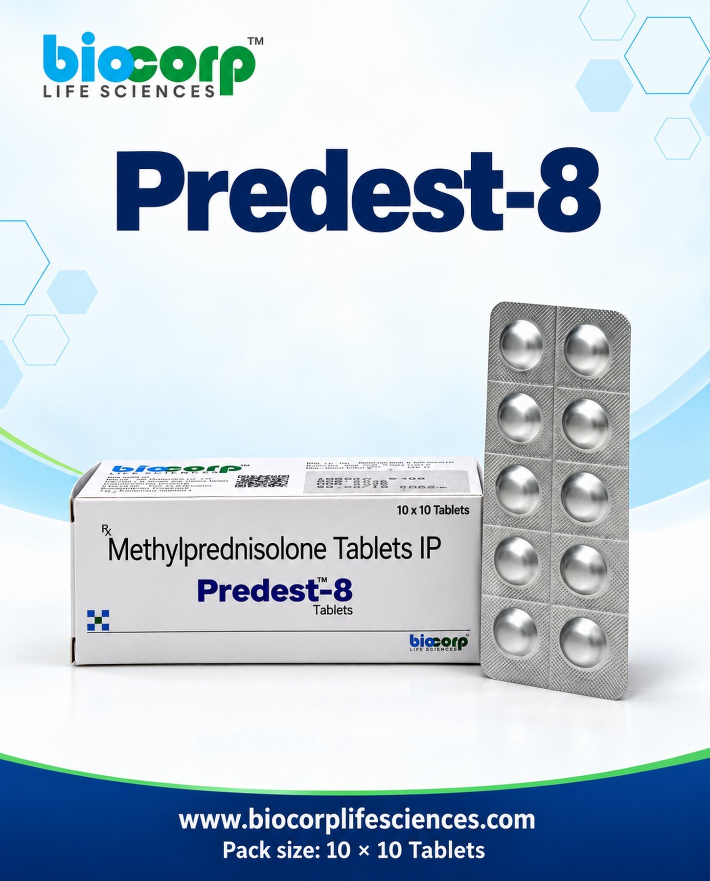 Predest-8 Tab pack (10x10)