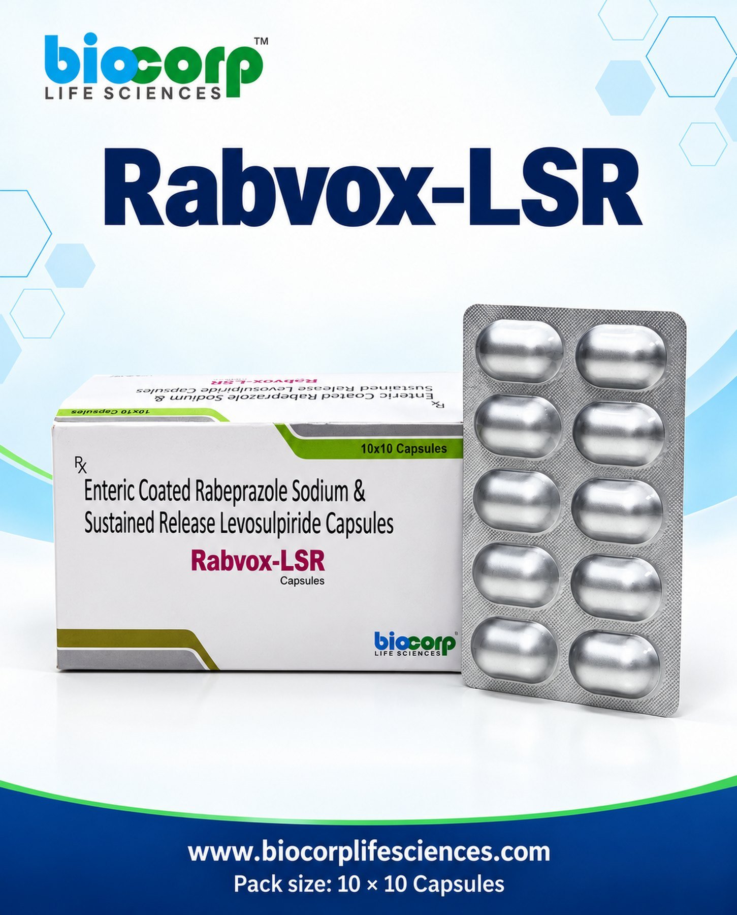 Rabvox-LSR Caps pack (10x10)