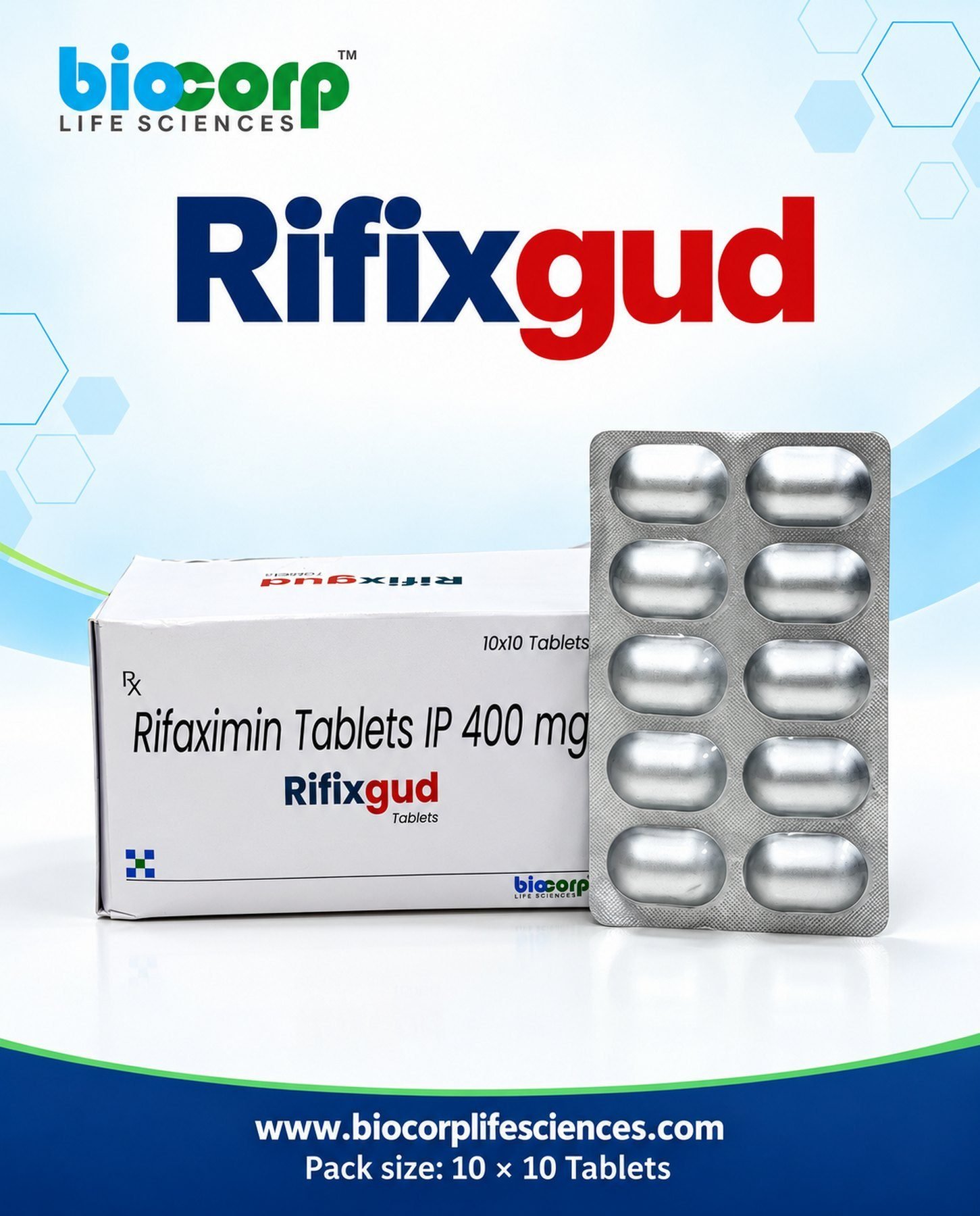 RIFIXGUD TAB pack (10X10)