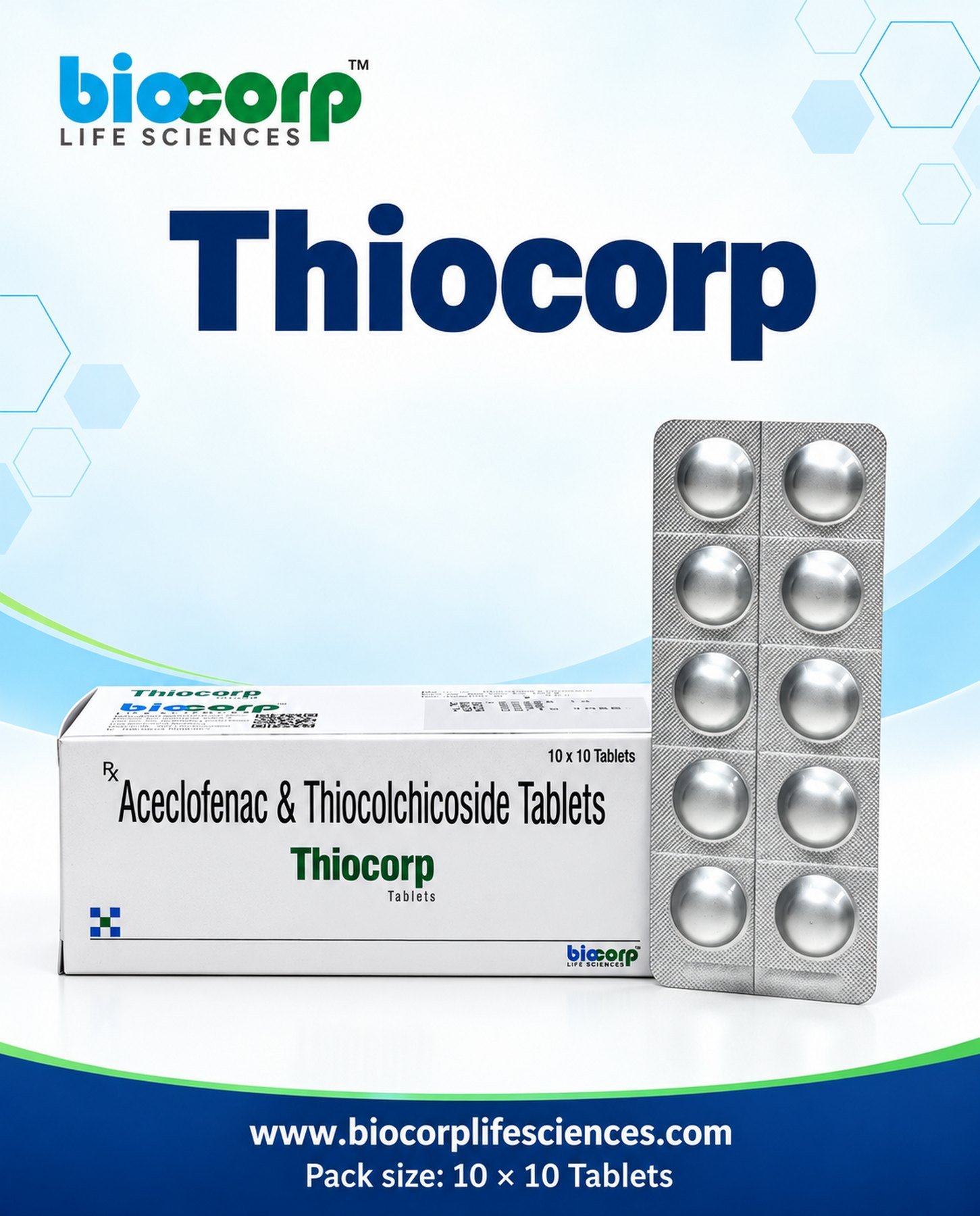 Thiocorp Tab pack (10x10)