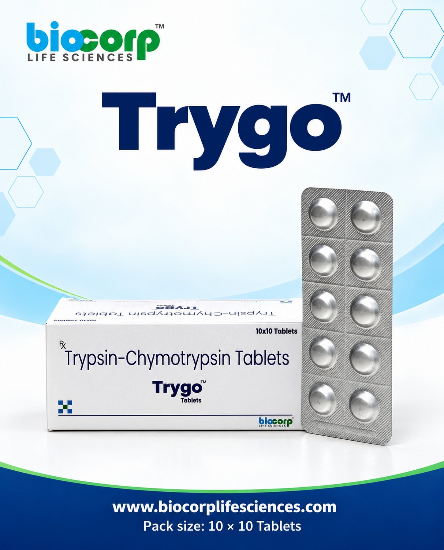 Trygo tablet pack (10X10)