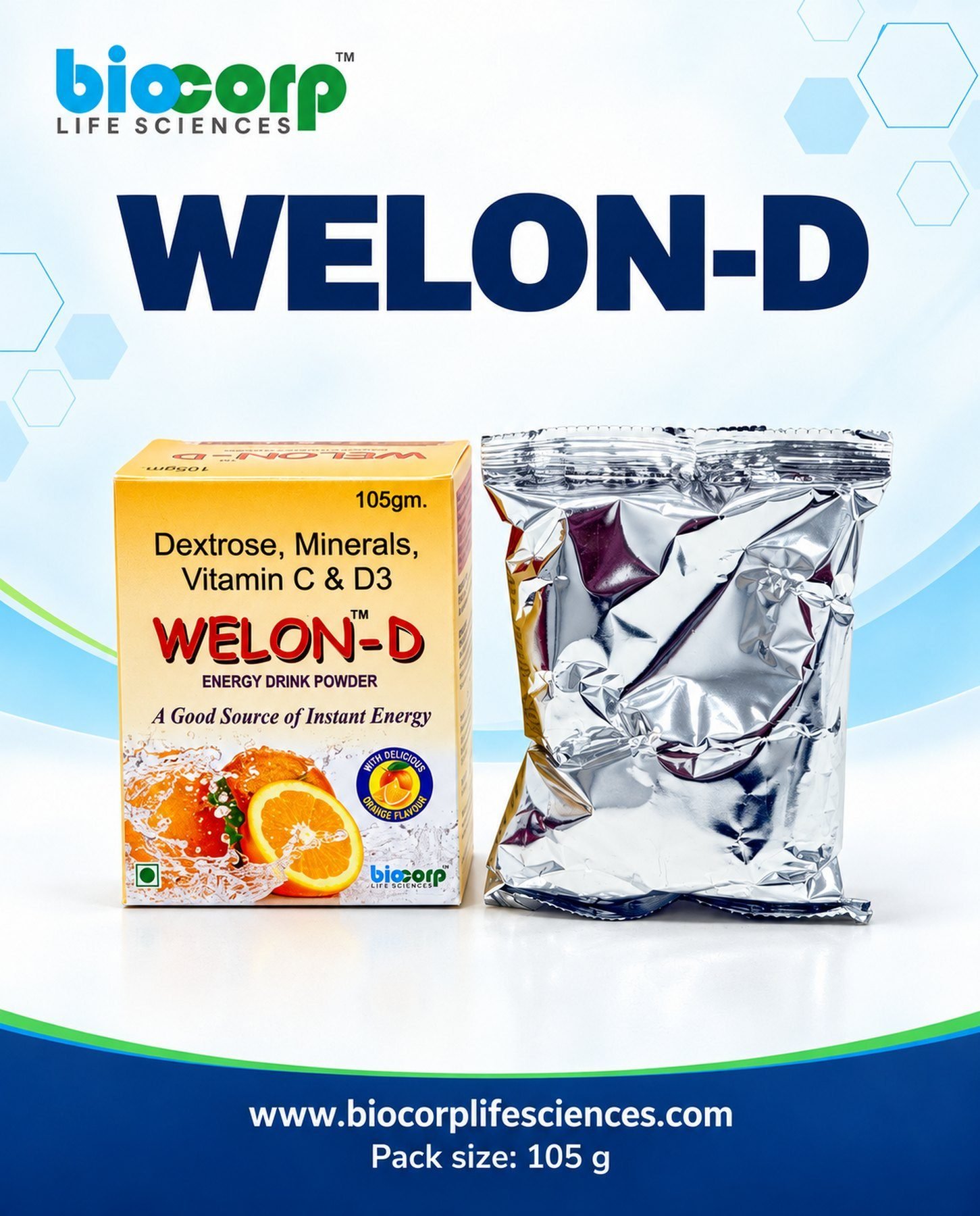 Welon-D Energy Drink pack (105gm)