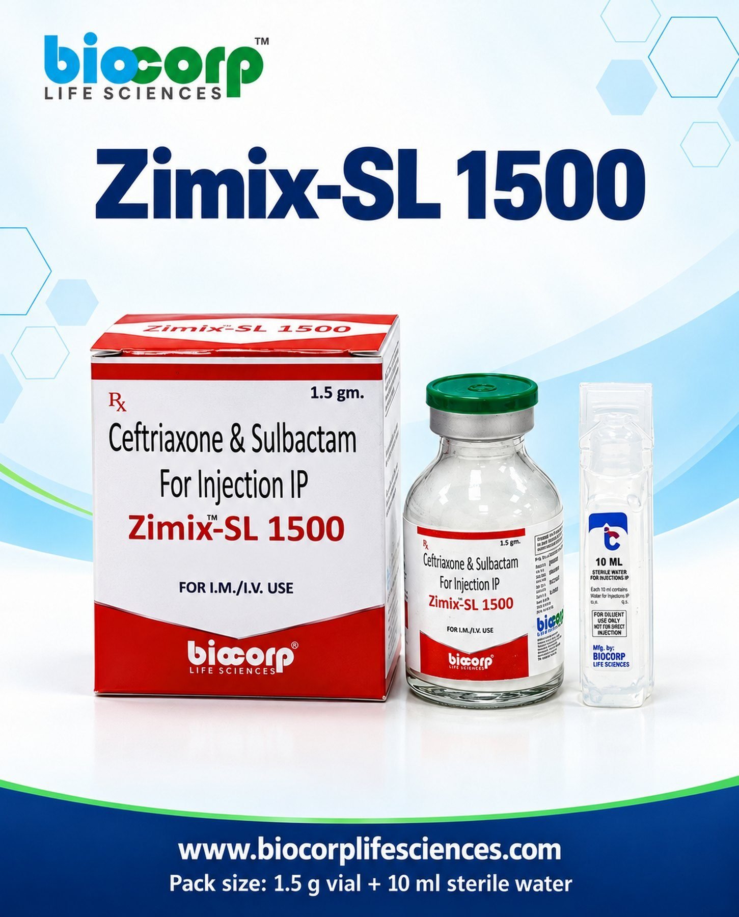 Zimix-SL 1500 pack (1'S & WFI)
